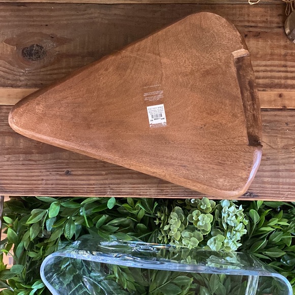 Pottery Barn Large Handmade Glass and Wood Cheese Shaped Cheese Cloche 🧀 🐭🍷 - Picture 10 of 16